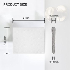 Builder Supply Door Corner Seal Exterior Door Frame Seal Wedge Draft Stopper with Adhesive 16 Pack, White 16 White