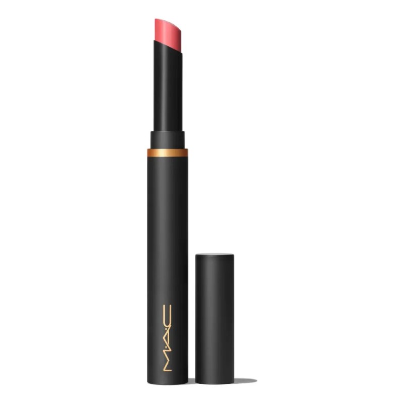 Labial Mac Powder Kiss Velvet Blur Slim Stick Color Sheer