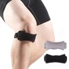 Joint Support Knee Brace for Marathon, Hiking, Running Patella Band 1pc Black 2ea