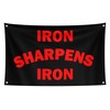 Iron Sharpens Iron Flag 3' x 5' For Gym, Office, Home, Workspace, Home-Office or Garage by Lee Flag Co.
