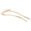 BIUDECO Hairpin for Women Pearl-adorned French Hairpin for Hair Bun