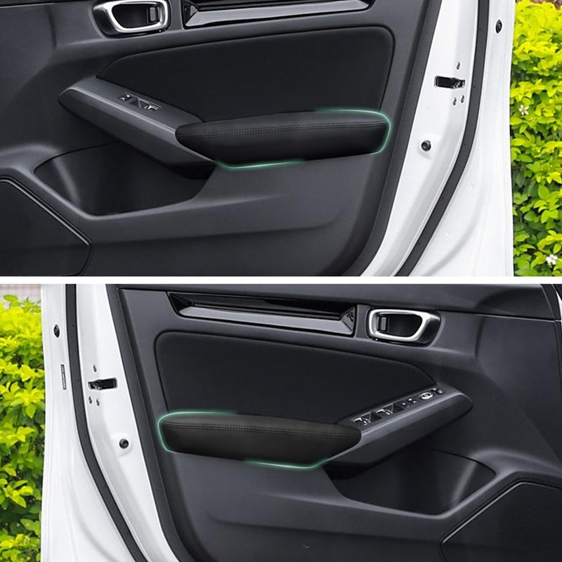 VKGUG Door Armrest Cover Compatible with Honda Civic 2022-2025 Black