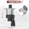 X AUTOHAUX Fuel Pressure Regulator Valve Black Silver Tone Fit