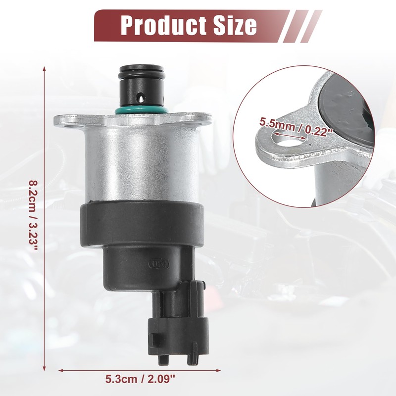 X AUTOHAUX Fuel Pressure Regulator Valve Black Silver Tone Fit