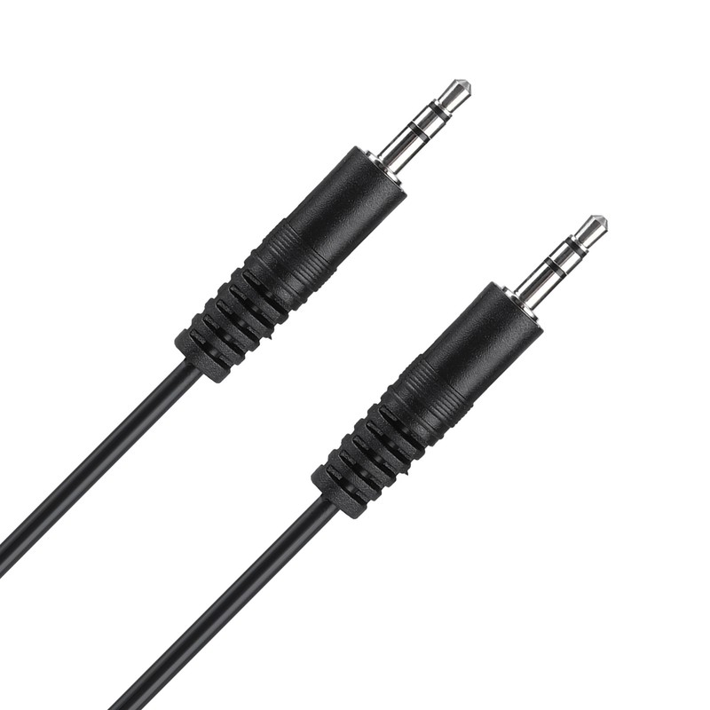 3.5mm Copper Male to Male Shielded Audio Cable for Speakers