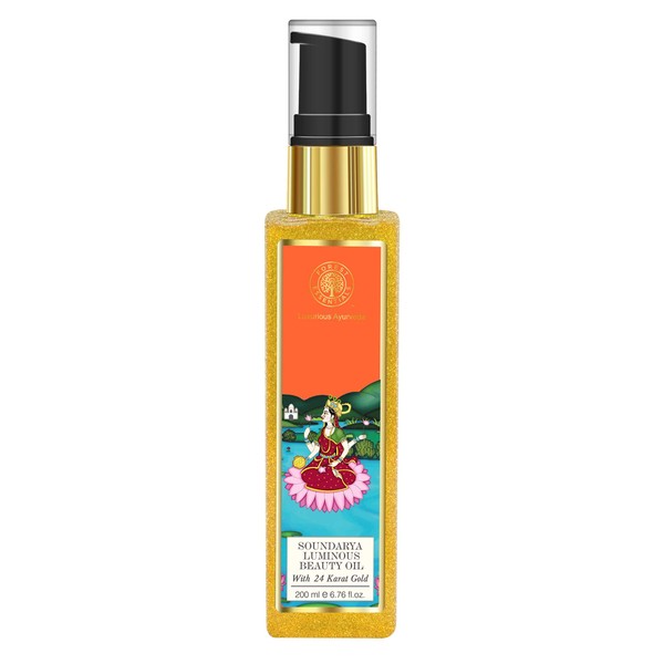 Forest essentials Soundarya Beauty Body Oil 200 ml By IndianMedicalStore
