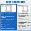 Pack of 10 Cleaning Pad Replacement Parts for Ecovacs Winbot
