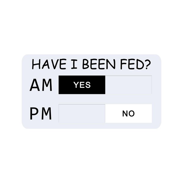 Dog Feeding Reminder Sign, Have I Been Fed Sign, Dog