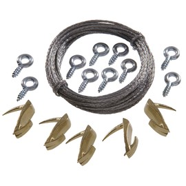 Hillman 122396 Cobra Medium Wall Biter Picture Hook Hanging Kit 15LBS-20 LBS, 16-Pieces