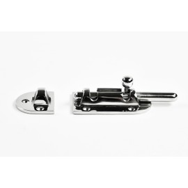 Vinland Marine Slide Barrel Bolt Latch Lock 3-1/2”~5-1/4" Cast 316 Stainless Steel for Pontoon Door Latch, Boat Door Latch, Boat Hatch latches, Marine Lock Latch, Barrel Bolt Latch Heavy Duty