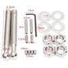 ANJOSHI 2Pack Quick Release Latch Universal 2.44in/62mm Diameter Universal Aluminum