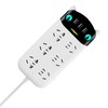 Power Strip Multifunctional USB Port ABS Flame Retardant Socket Strip