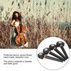 4Pcs Cello Pegs String Tuning Hand Carved Ebony Wood Musical