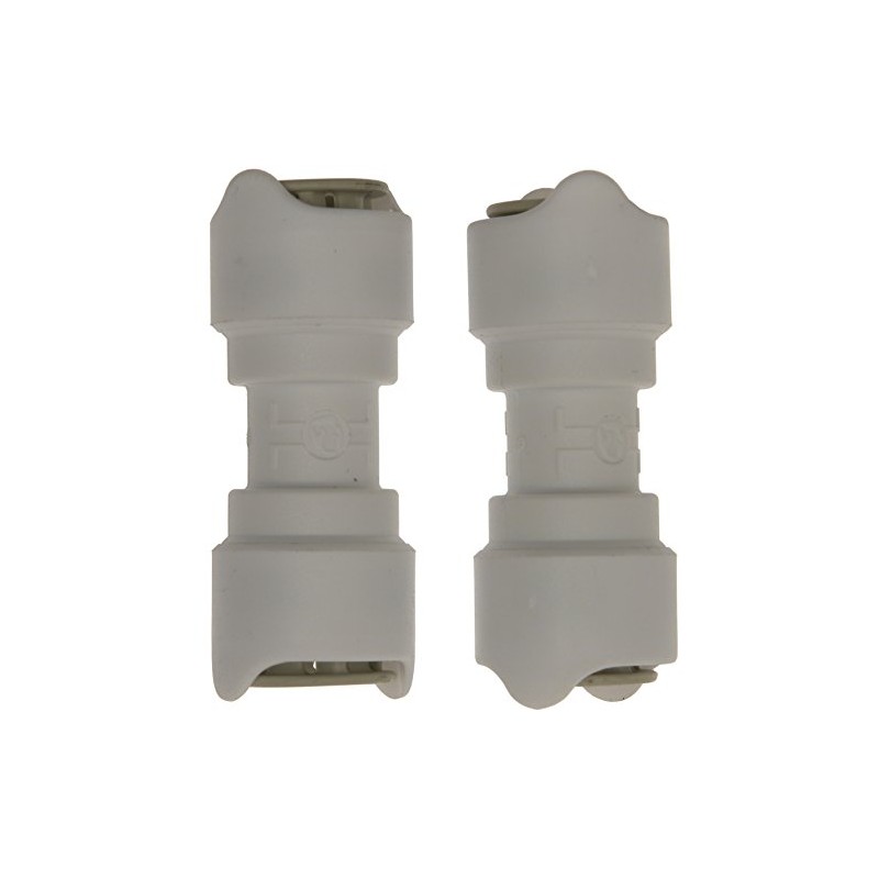 Whale Equal Straight Connector (Pack of 2) - White, 12