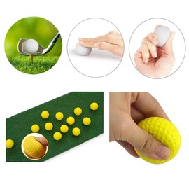 Wanfoou Foam Golf Balls - 16 Pack 42mm Practice Balls for Indoor or Outdoor Sports, Soft Golf Balls