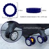 HoldFist （8 Pack） Luggage Wheel Covers for Most 8-Spinner Wheel