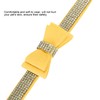 Adjustable Microfiber Double Bowknot Crystal Sparkle Rhinestone Cat Collar Pet