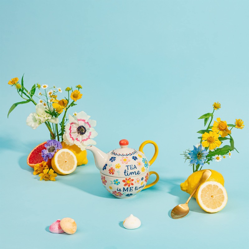 Sass & Belle Folk Floral Tea for One