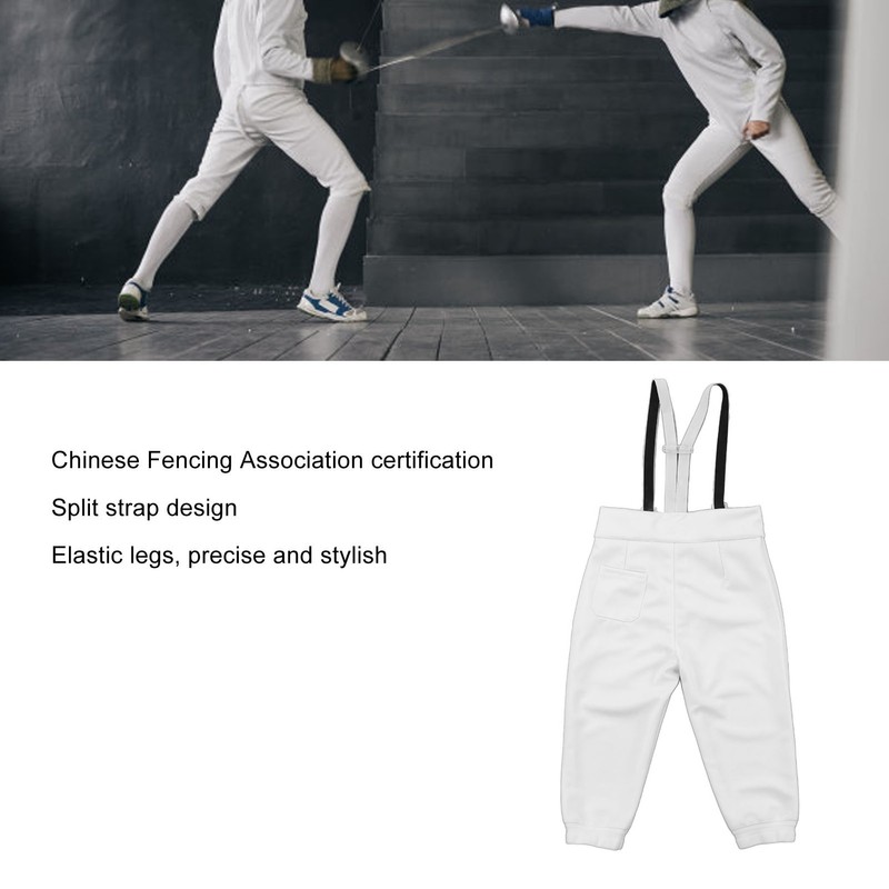 Fencing Pants Stab Proof Fabric 350N Elastic Fine Stitching CFA