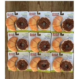 CA&T Lot Of 18 Boots & Barkley Catnip Cat Toys Pastry Target Crackle Rattle Crinkle