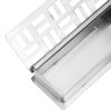 Stainless Steel Toothpick Holder Hollowed Out Rust Prevention Rectangle Toothpick