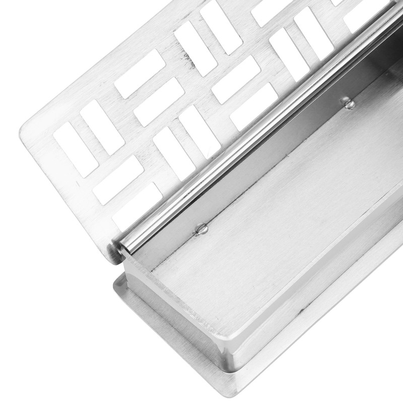 Stainless Steel Toothpick Holder Hollowed Out Rust Prevention Rectangle Toothpick