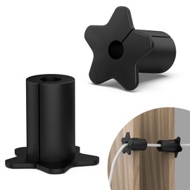 5/8 Inch Wall Hole Cable Routing kit Accessories for Starlink ethernet Cables,Silicone Cable Feed Pass Through bushings Cable Grommet for 5/8 Inch Cables for Starlink Ethernet Cables (Black,2PCS)