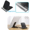 BLACK-CST Portable Foldable Smartphone Tablet PC Stand Compact Smart Stand