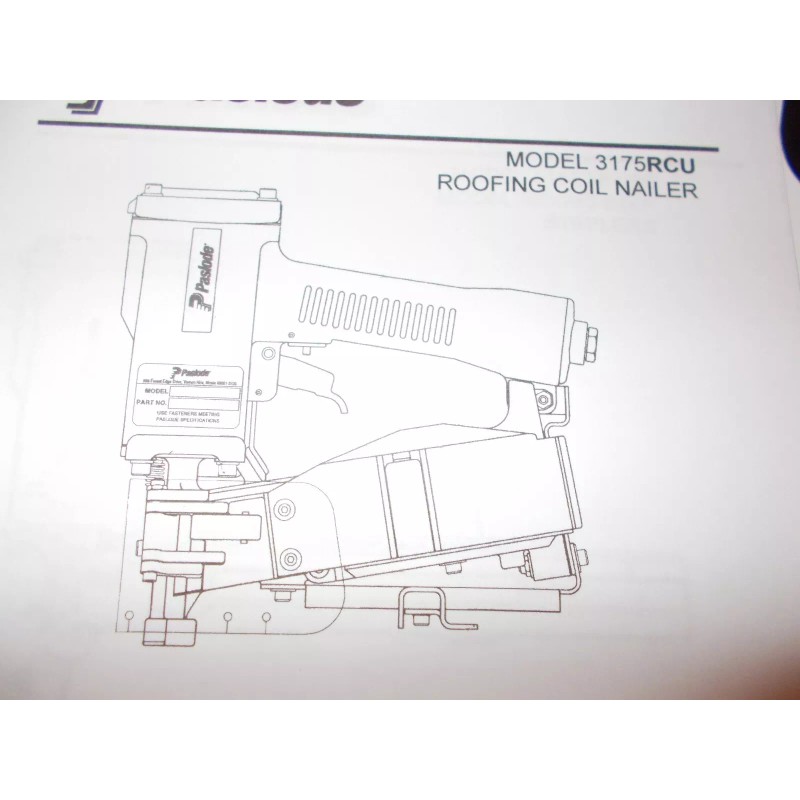 Paslode 3175 RCU Roofing Coil Nailer # 405000 O-Ring Kit