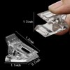 C12rtive 10 Pieces Nail Tips Clip Quick Build Nail Shapes