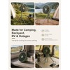 Camping Fan, 10000mAh Rechargeable Tent Fan with Remote Control