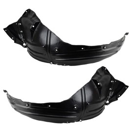 TRQ Front Inner Fender Liner Set Compatible with 2007-2013 Acura MDX AC1248123 AC1249123