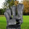 YuEagleSky Golf Club Mallet Putter Head Cover Black with Grey
