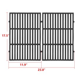 17.5" Grill Grates for Weber 7638 7525 7526, Weber Spirit 300 SER, Weber Spirit E310 Grate, Spirit E/S 320 S310, E/S 330, Spirit II E/S 310, Weber Genesis Silver/Gold/Platinum B/C, Genesis 1000-3500