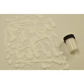 DirectGlow 3/4oz UV Blacklight Reactive Fluorescent Acrylic Paints (White)