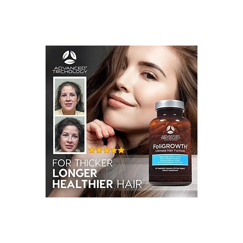 Advanced Trichology Foligrowth Cabello Fuerte Y Natural