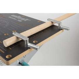 wolfcraft 2 quick clamps I 6176000 I For quickly fastening workpieces on all tables with 20 mm holes