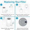 LEVOIT Air Purifier Mold & Bacteria Replacement Filter, 3-in-1 HEPA,