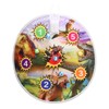 Sticky Ball Board Foldable Dart Board with LED 8 Mode