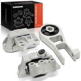 A-Premium 3PCS Engine Motor Mount Transmission Mount and Torque Strut Mount Set Compatible with Jeep BU Series Renegade 2015-2018 & Fiat 500X 2016-2018, 2.4L