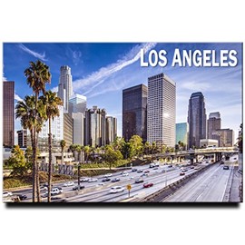 Los Angeles Fridge Magnet California Travel Souvenir