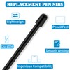 Standard Pen Nibs for WACOM,12pcs Black Replacement Refill Pen Tips