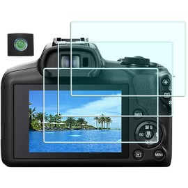 HUIPUXIANG EOS R100 Screen Protector for Canon EOS R100 Camera (for Accessories), 0.3mm High Definition 9H Hardness Optical LCD Premium Glass Protective Cover [3+1 Pack]
