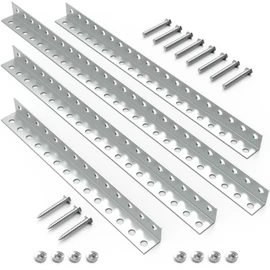 Garage Door Opener Hanging Kit,Universal Garage Door Opener Installation Kit,Galvanized Garage Door Angle Iron Bracket and Mounting Hardware(Opener Not Included)