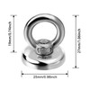 VNDUEEY Magnetic Hooks Heavy Duty 6 Pack, 60 LBS Rare