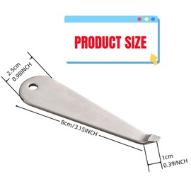 LCYLFH Portafilter Basket Removal Tool Stainless Steel Coffee Powder Cup Disassembly Tool Espresso Machine Accessories