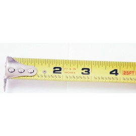 HHIP 7020-0025 Heavy Duty Easy to Read Tape Measure, 1' x 25'
