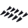 10PCS Shark Fin Kit Spoiler Wing Set with Carbon Fiber