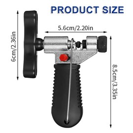 Bike Chain Breaker - Bicycle Chain Cutter Splitter with Chain Hook, 7 8 9 10 Single Speed Bicycle Chain Link Removal Install Repair Tool for Road and Mountain Bike