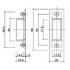 Auxiliary Lock Holder (HH-K-15894-A) YS: Silver